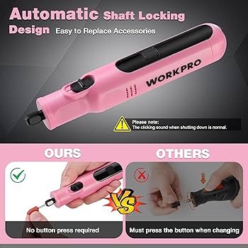 慶　　muta 8 (2XL) WORKPRO Cordless Rotary Tool, 8V Rotary Tool Kit with 117